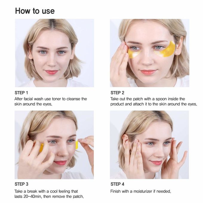 24K Gold Eye Facial Mask for Women and Men