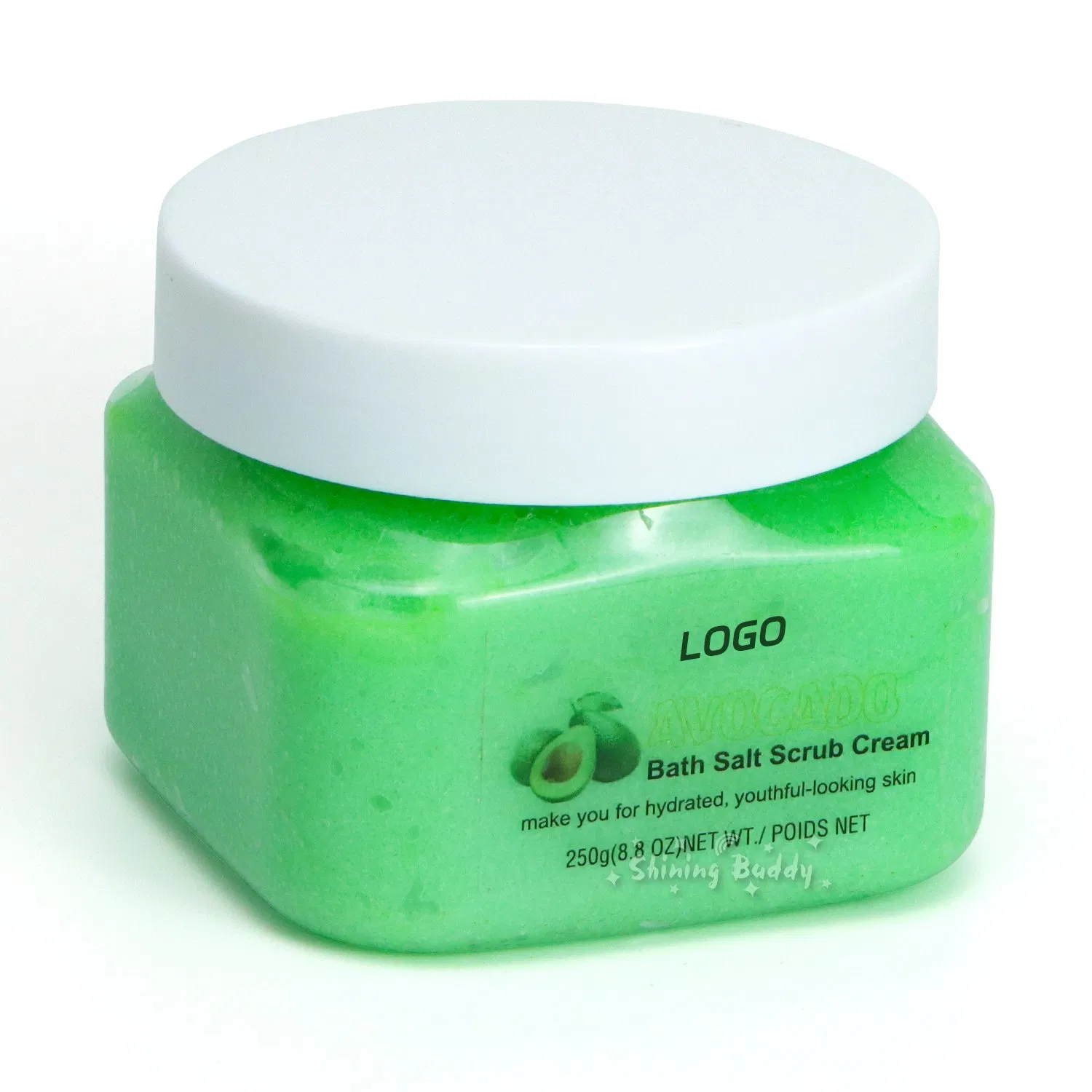 Custom Body Care Avocado Body Scrub OEM/ODM Whitening Moisturizing The Skin