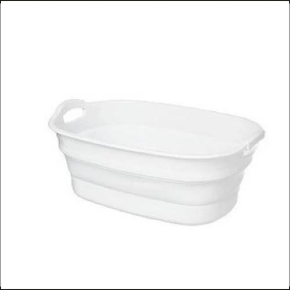 Quality Guaranteed Silicone Folding Soaking Baby Laundry Tub Portable Bathtub