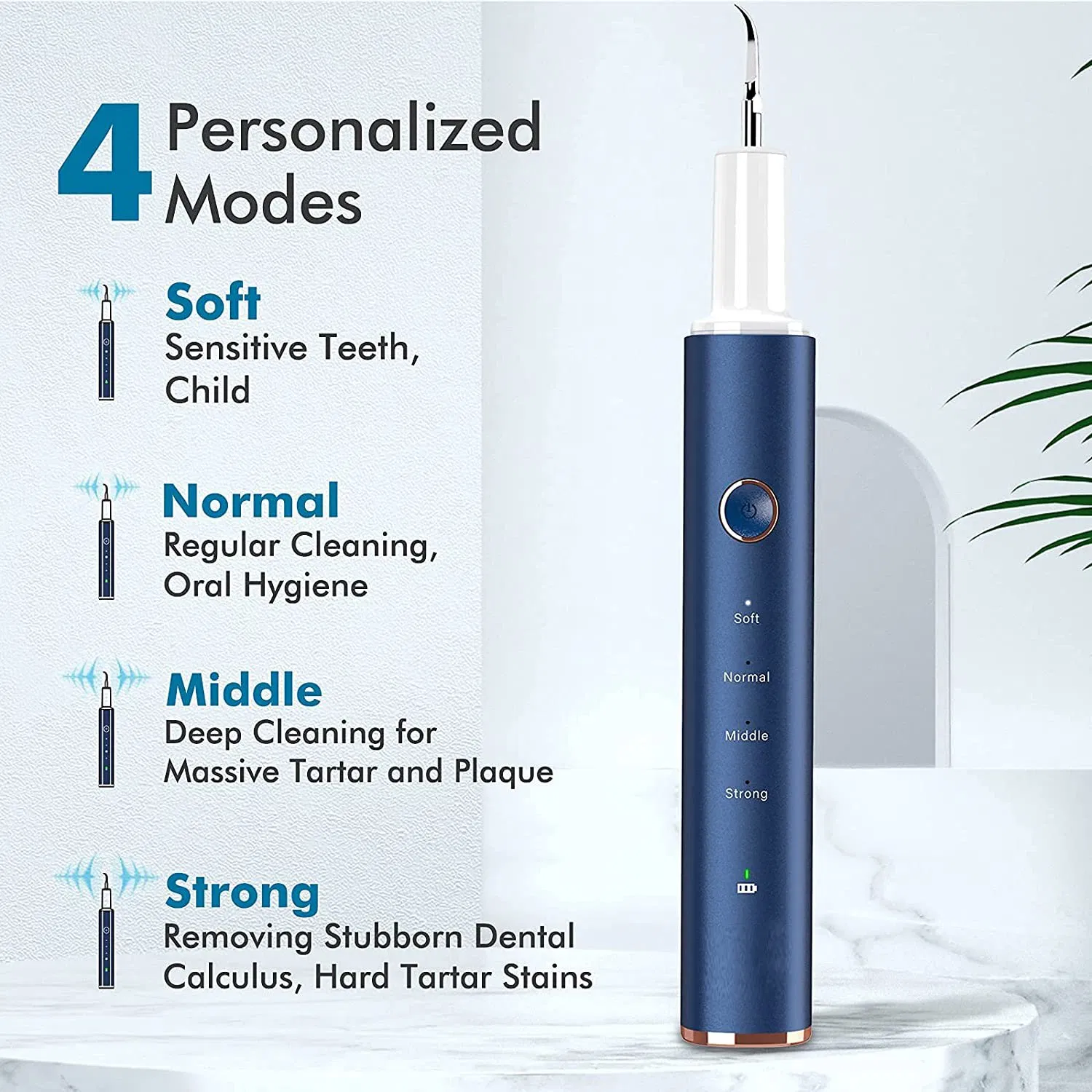 Электрический набор для чистки зубов от налета и камня