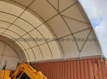 Prefabricated Building Dome Shelter for 40FT Containers