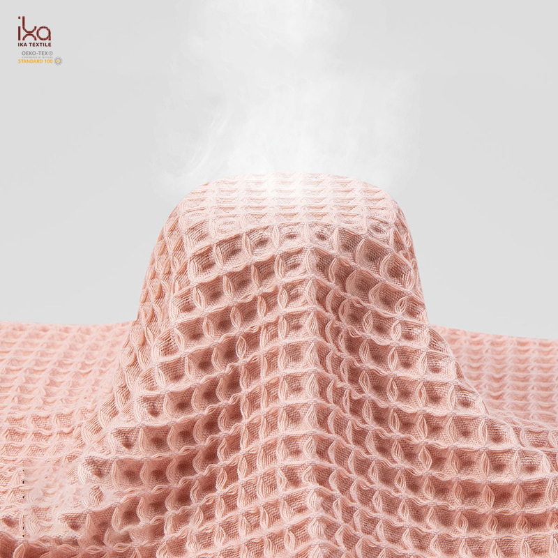 Plain Pure Linen Waffle Towel American Soft Luxury Premium Personalized Custom Hand Bath Towels for Bathroom