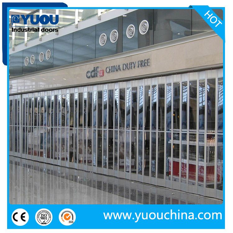 Commercial Polycarbonate Folding/Bi-Fold Door for Shop