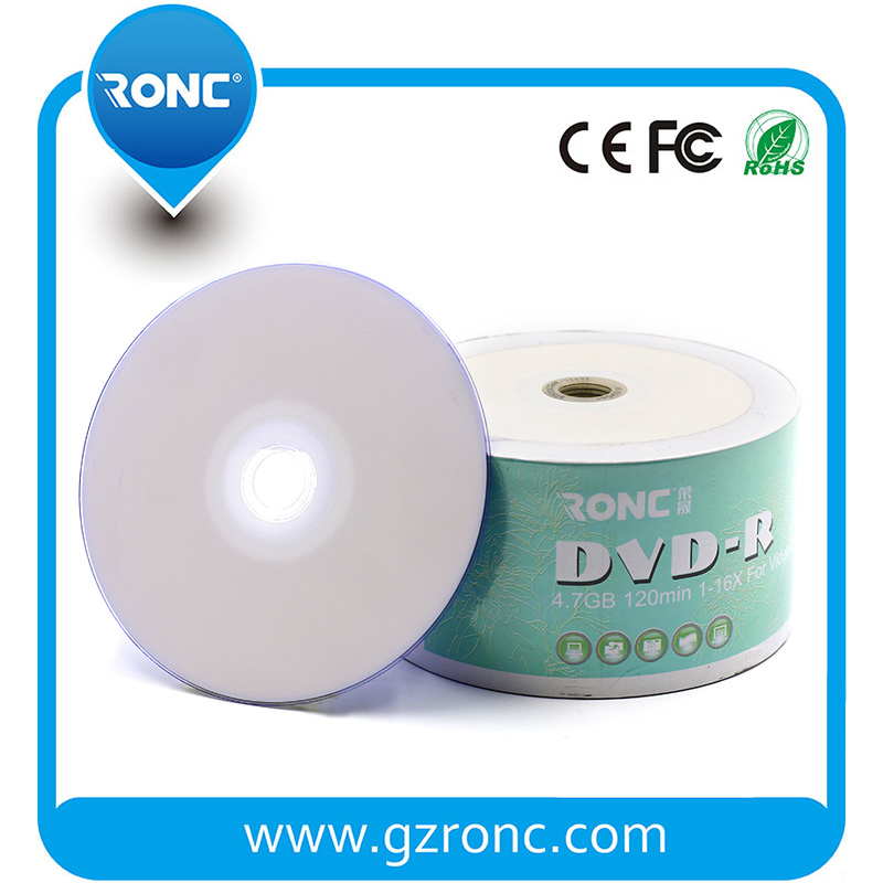 DVD-R 4.7GB для медицинских данных, печатаемые