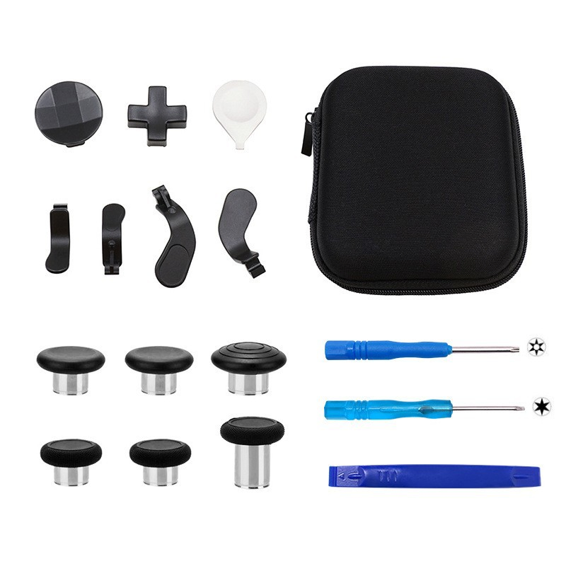 New Trigger Button 2 Metal Paddles Gamepad Thumb Grips Analog Stick for xBox One Elite Series 2 Parts