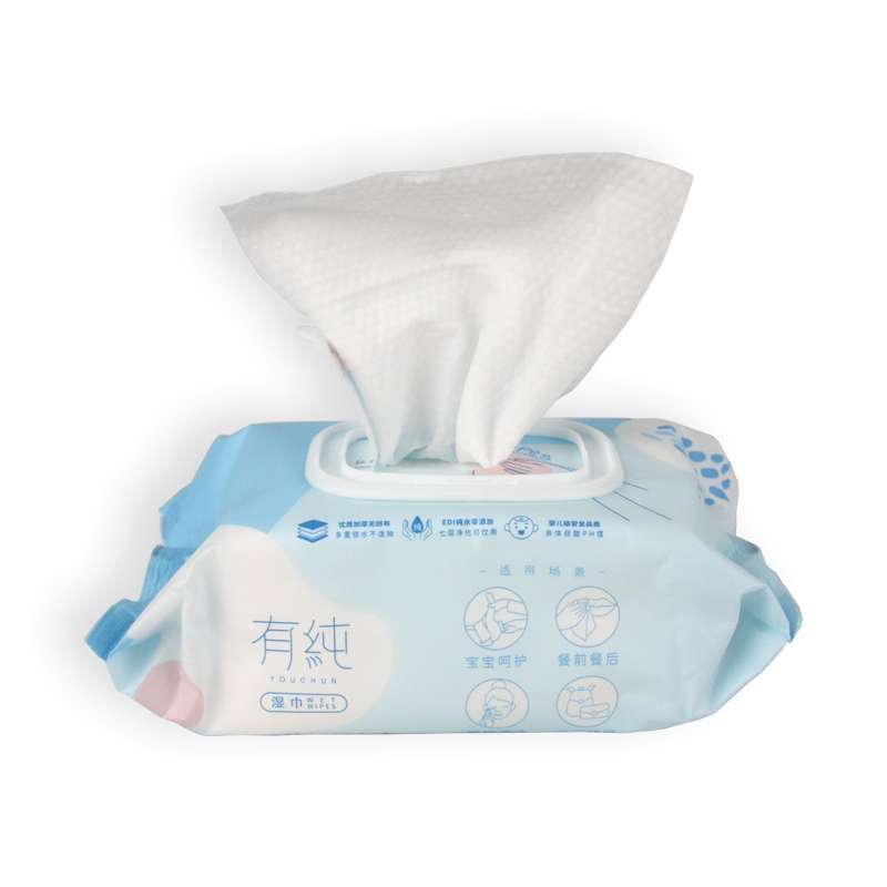 Portable Skin Friendly Soft Non-Woven Safety Baby Wet Wipes