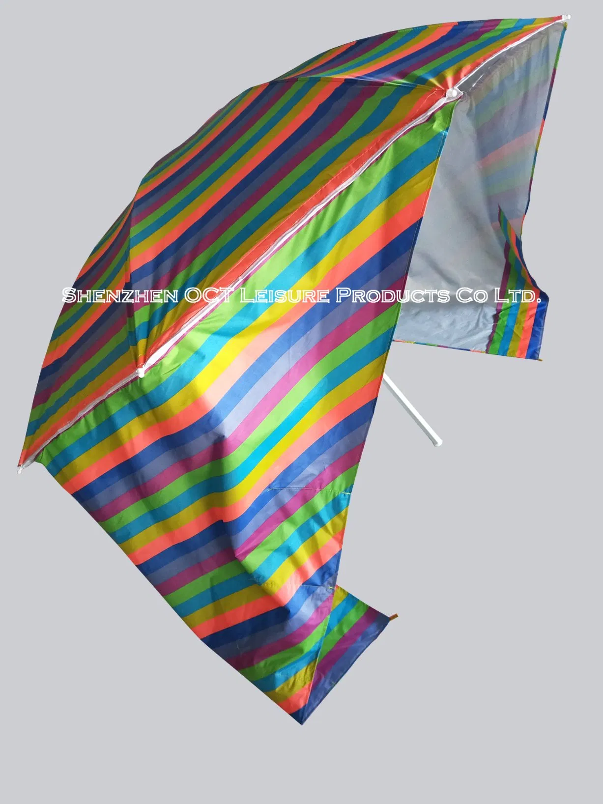 Fishing Beach Umbrella with Elegent Stripe Design (OCT-AUNUVS02)
