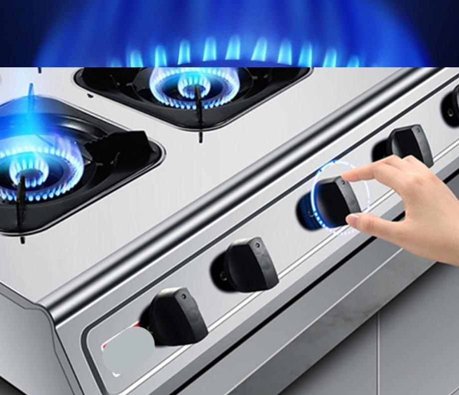 Premium Stainless Steel 4 Burner Gas Stove for Efficient Cooking