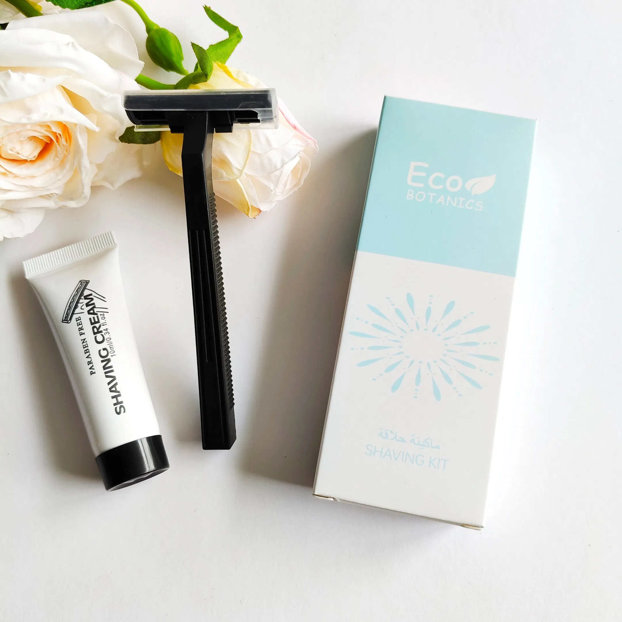 Disposable Shaving Razor and Cream Kits for Hotels and Airline Travel