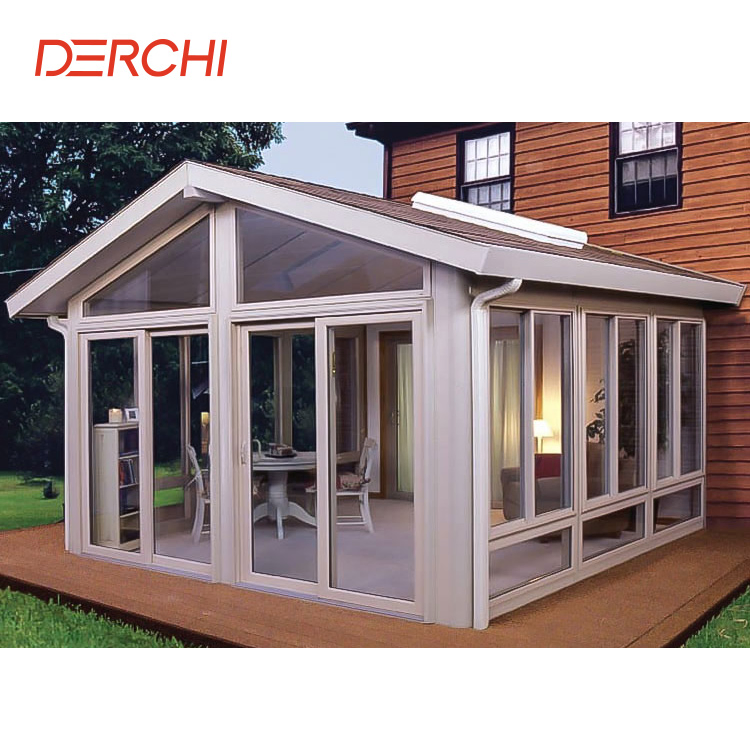 Luxury Design Portable Sunroom Customized Hotel Exterior Sunroom House Double Glazed Aluminum Sunroom