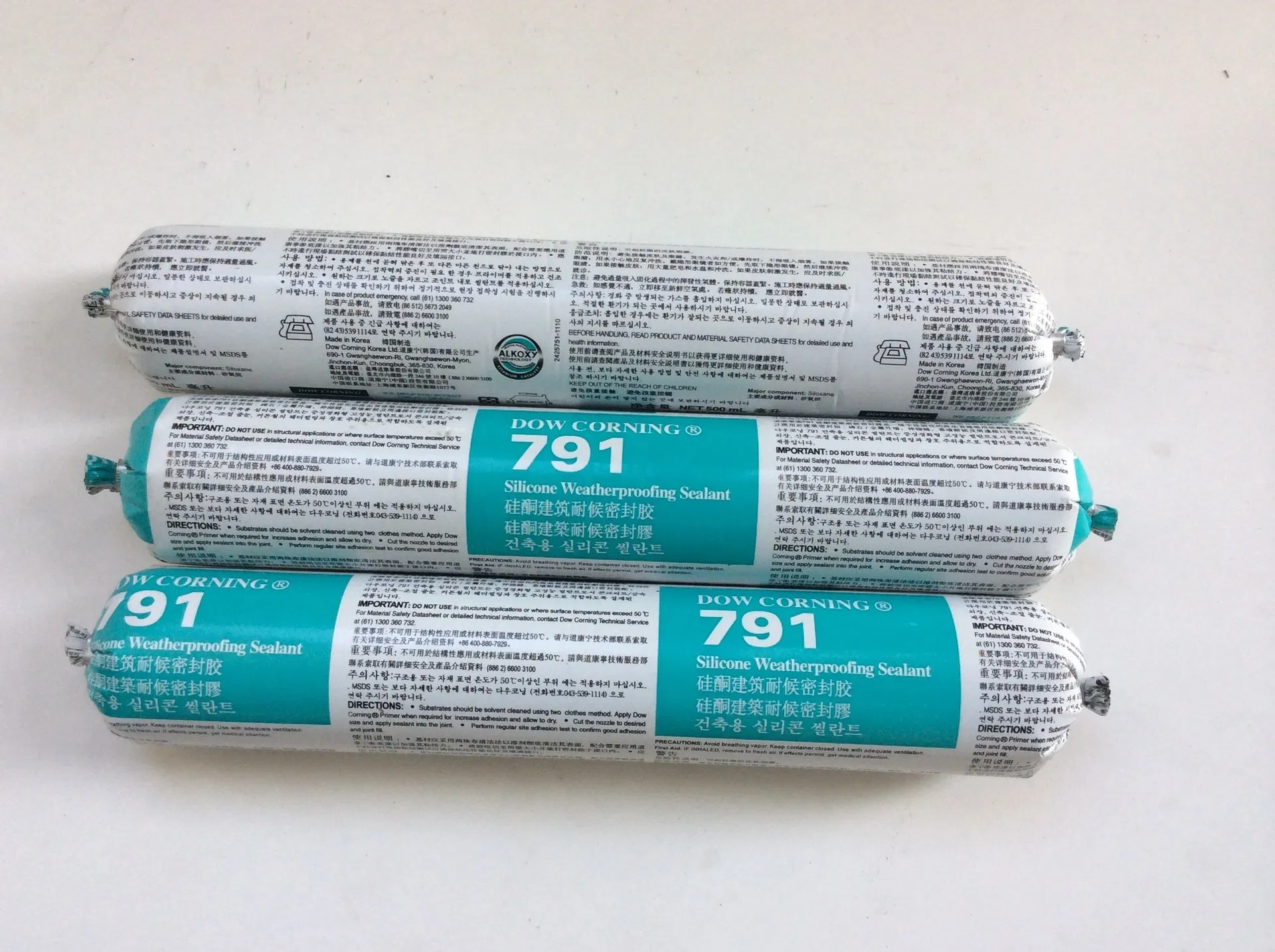 One Part Dow Corning 791 Neutral Cure Sealant Seal White