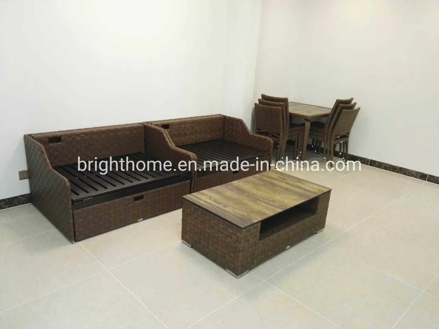 Плетёный бамбуковый шкаф для обуви BP-S51