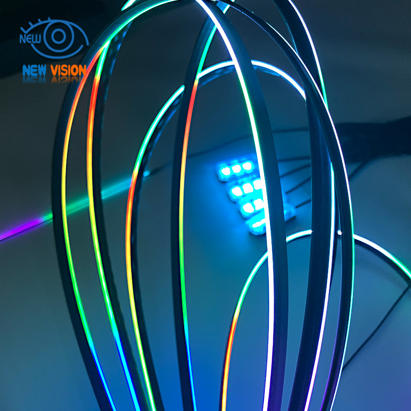 RGB LED лента для авто, 64 цвета, 12В