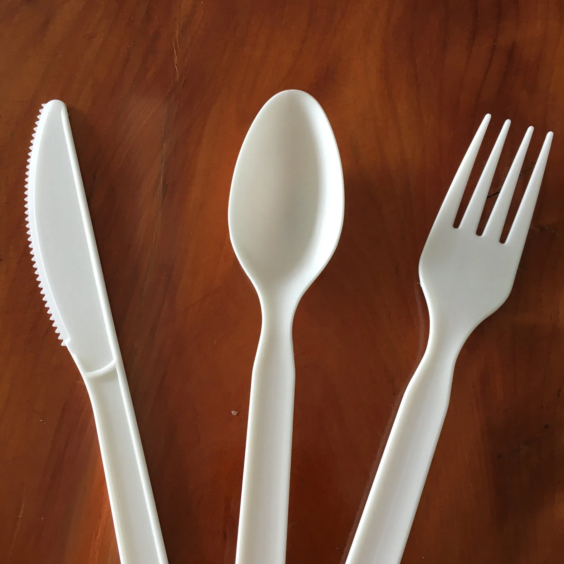 Individually Wrapped Disposable PLA Compostable Biodegradable Cutlery Spoon Forks Knives