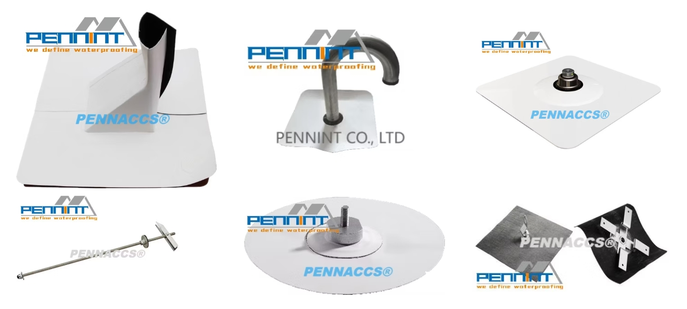PVC Tunnel Waterproof Trumpt Flange Accessories