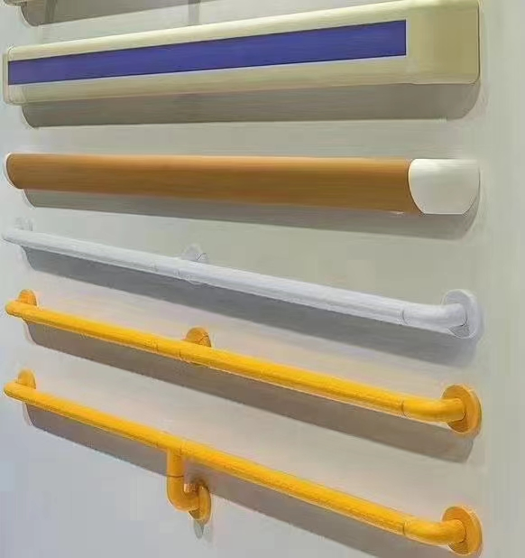 Factory Tubular PVC Cover Hospital Corridor Staircase Wall Handrail for Sale