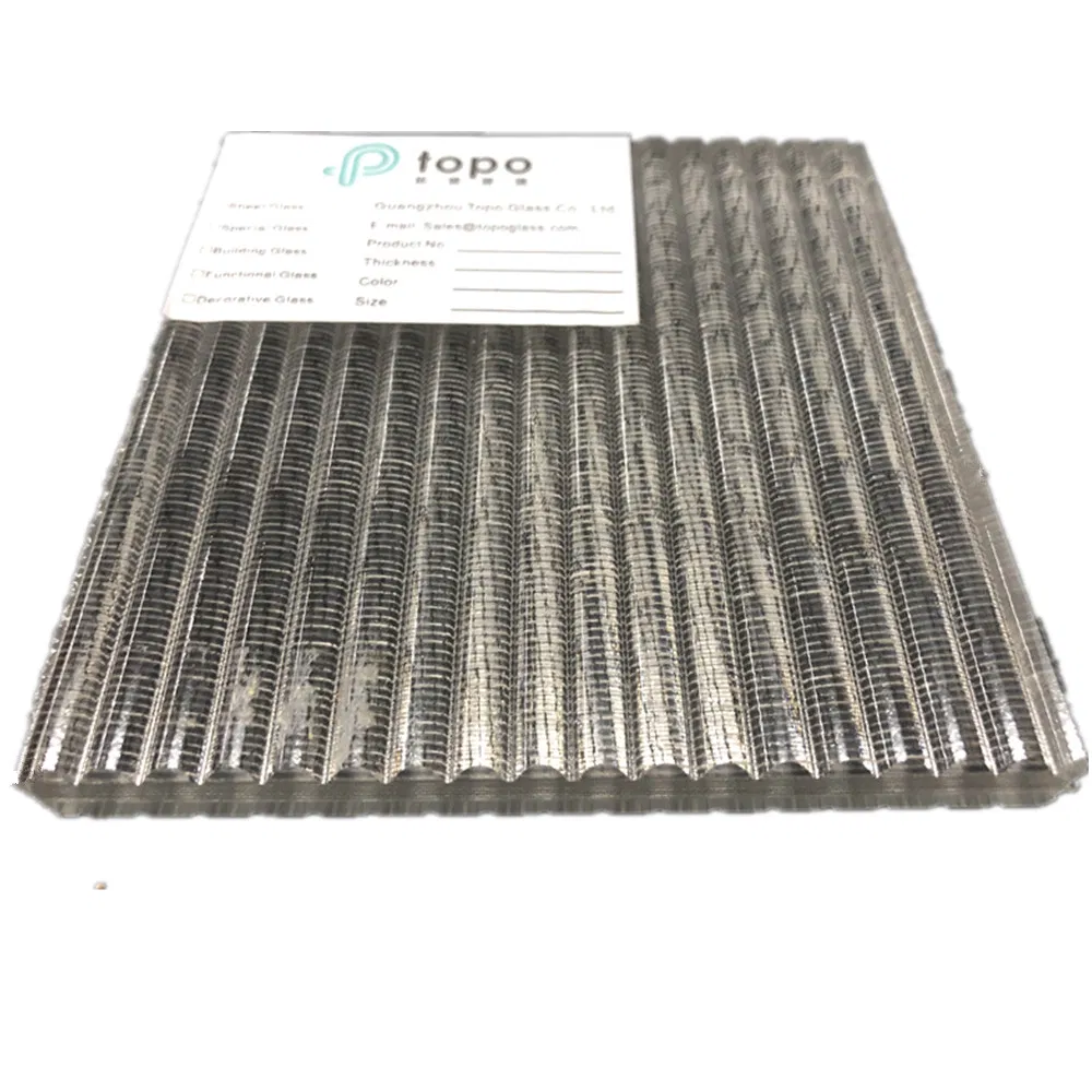 10mm Laminated Elegant Wire Fabric Glass (PLW-TP)