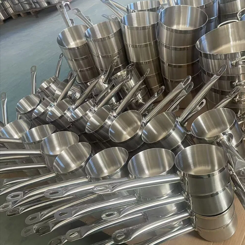 Heavy Duty Restaurant 03 Style 30 Cm 12L Stainless Steel Saute Pot