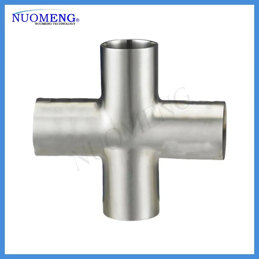 Premium Sanitary Stainless Steel Pipe Fitting - Welded Equal Cross