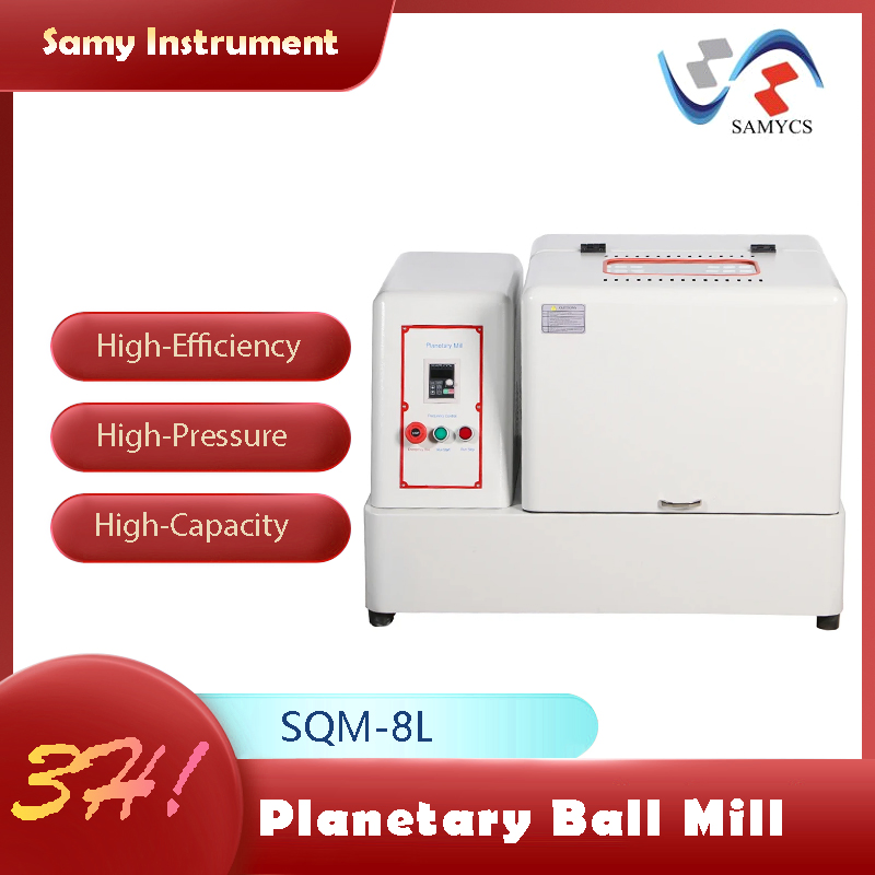 Samy Sqm-8L Large Planetary Ball Mill, Ceramic & Metal Crushing Processing Equipment