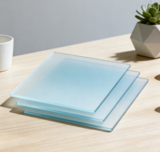 Low-E Coated Frosted Glass for Balcony, Heat-Insulating and Sun-Protective