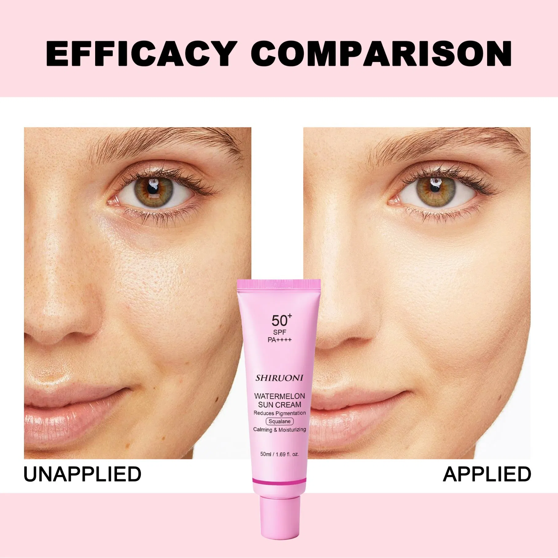 OEM Watermelon Sunscreen Calming Moisturizing Sunscreen