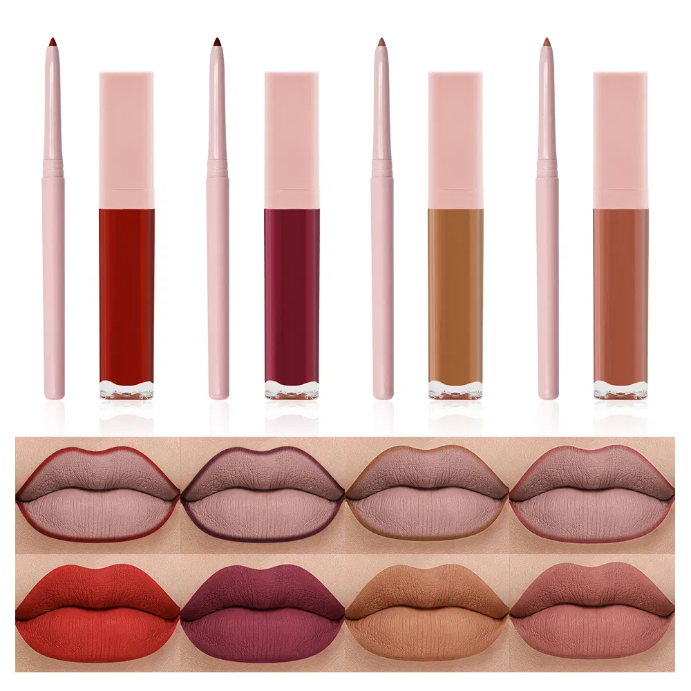 Lipstick and Lip Liner Kit Private Label Liquid Lip Kit
