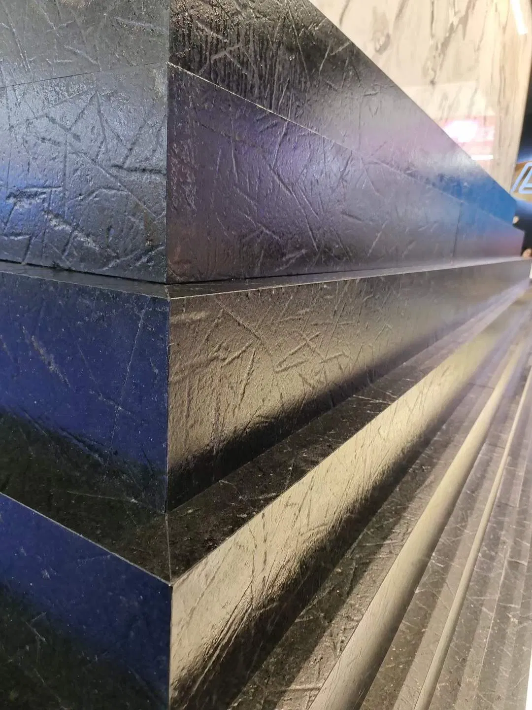 Black Stone Granite Matte for Countertop Project
