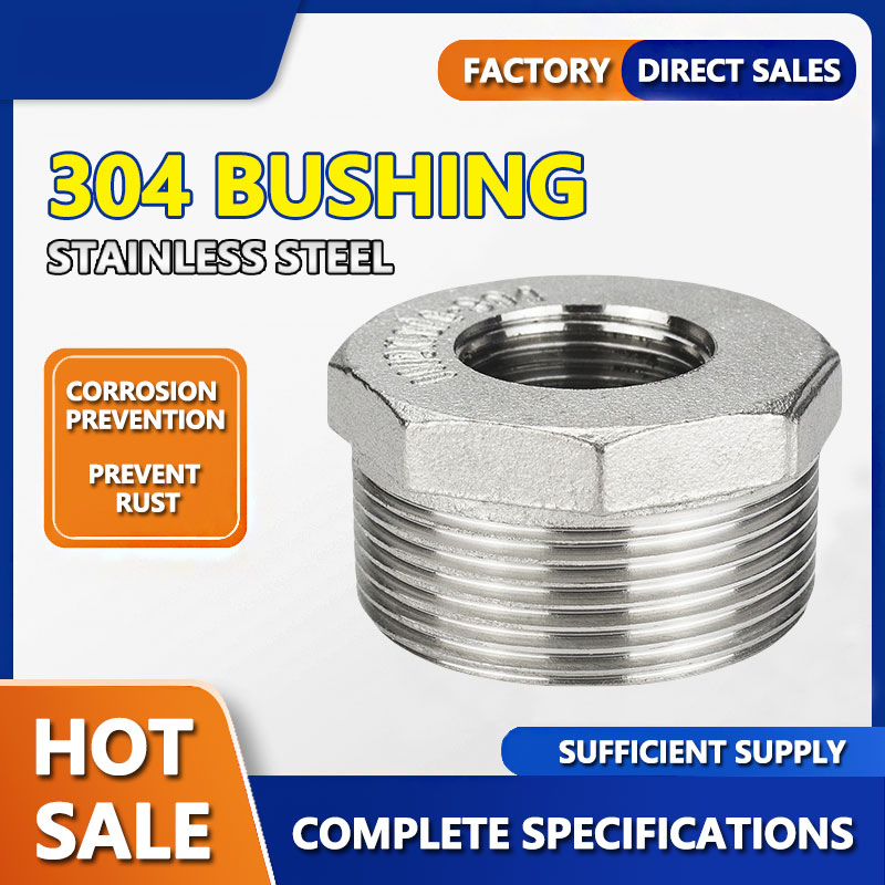 Factory Wholesale Stainless Steel Pipe Fittings SS304 SS316 Reducer Hexagon 1-1/4'' Bushing