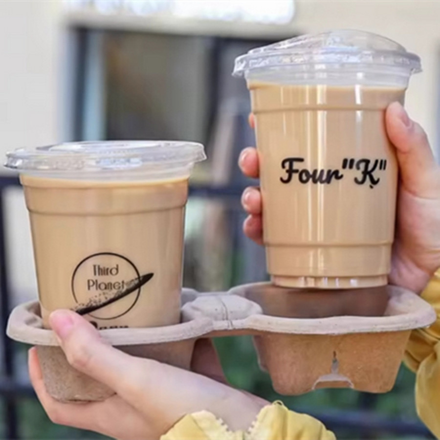 16oz Pet Cup with Custom Logo Printing 500ml Plastic Cup