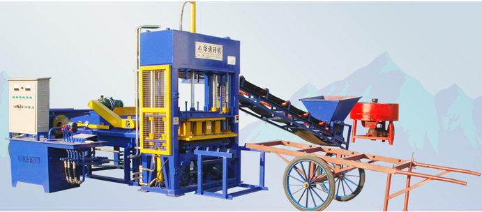 Qt5-15 Semi-Automatic Concrete Brick Making Machine