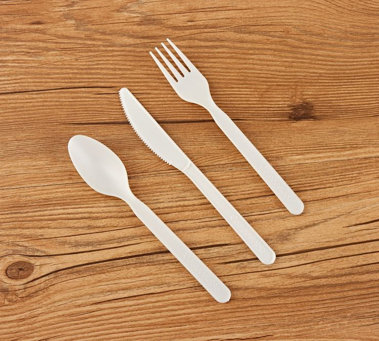 Good Quality Cpla Disposable Takeaway Eco-Friendly Biodegradable Utensils Spoon and Fork
