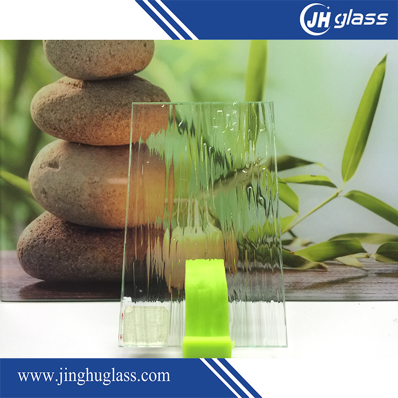 Jinghu 3mm 4mm 5mm Decorative Clear Tempered Patterned Glass for Door Window