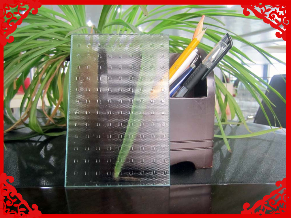 Clear Brown Millennium Pattern Glass