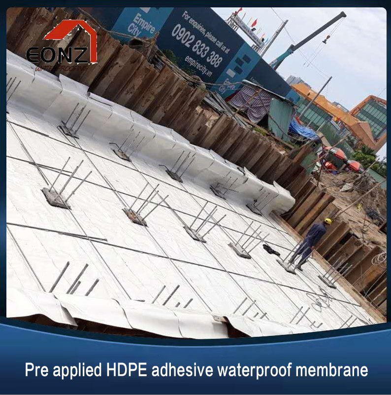 Post-Applied Slef-Adhesive HDPE Waterproof Membrane (for Basement)