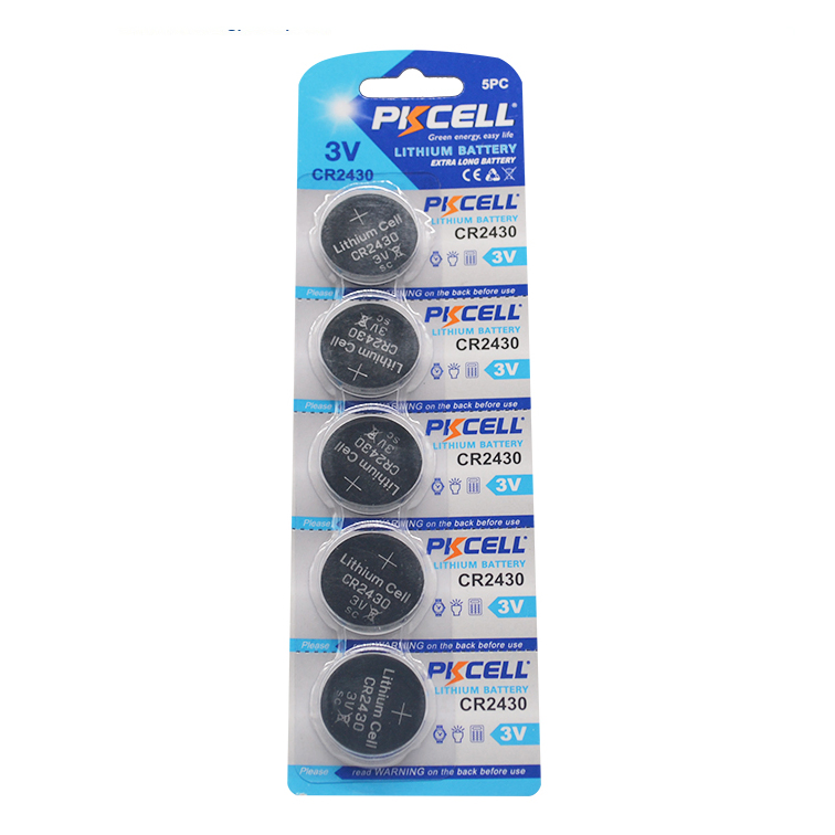 Батарейка-таблетка PKCell CR2430 3V 270mAh