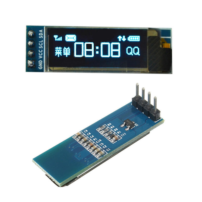0.91 Inch 128X32 Iic I2c Blue OLED LCD Display DIY OLED Module for Arduino Project