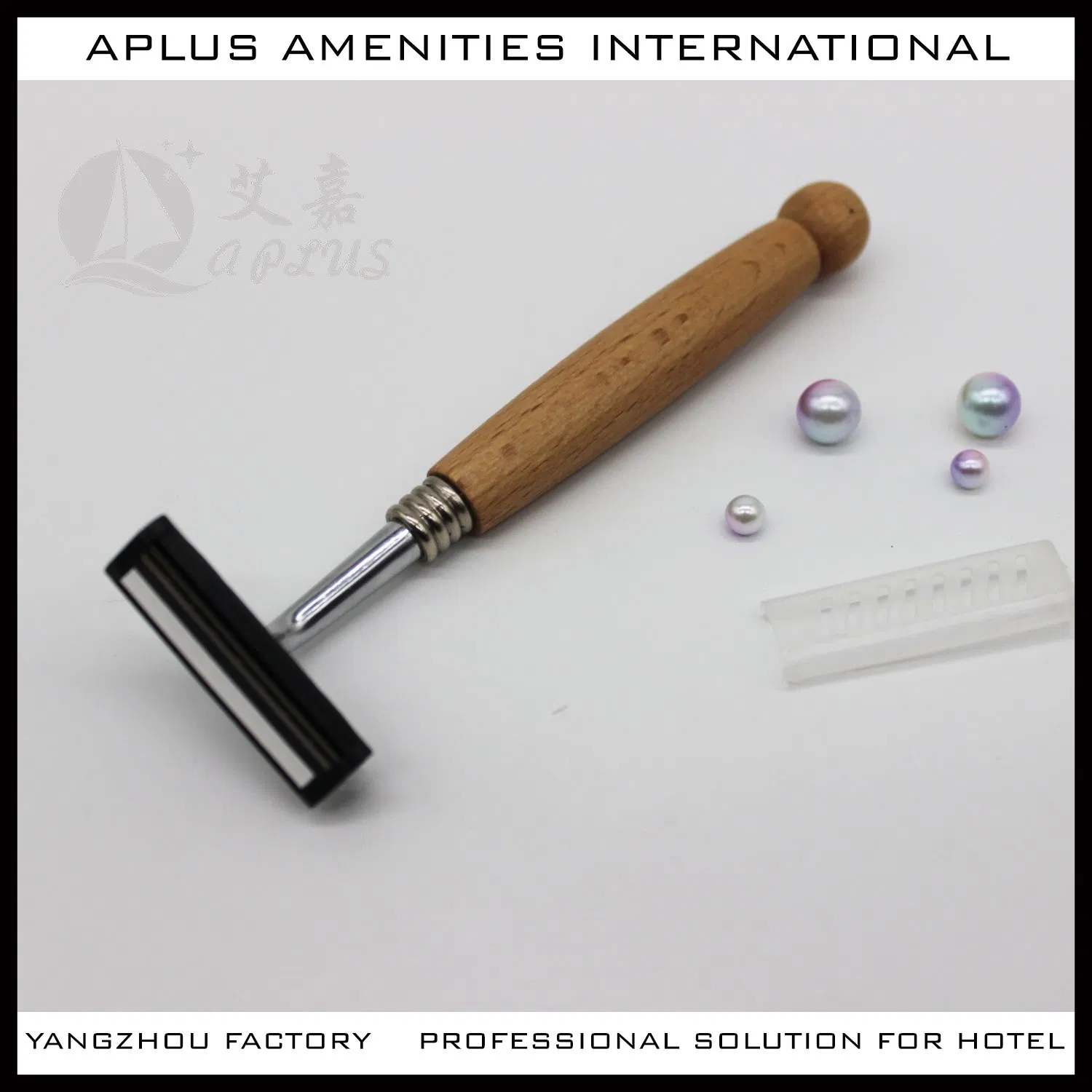 Wholesale Factory Bamboo Handle Razor Safety for Hotel 06
