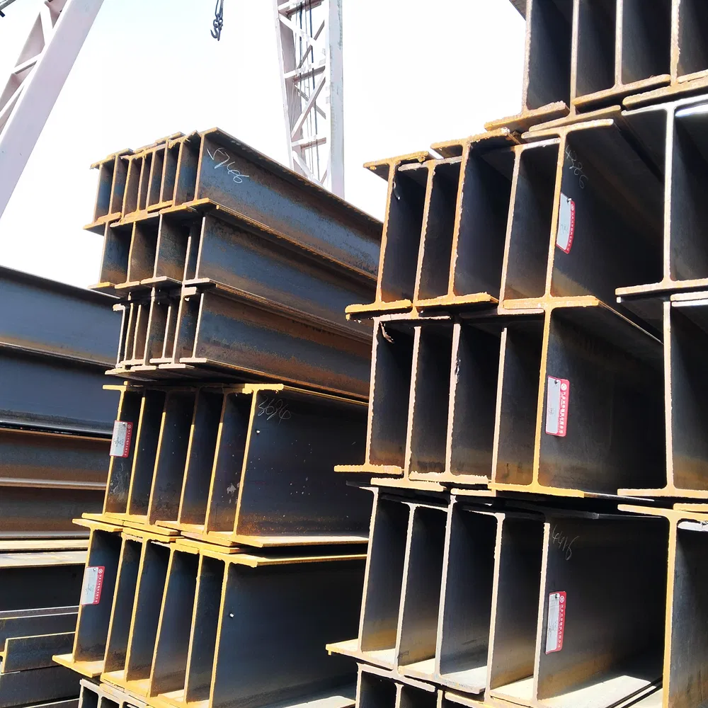 S235jr S355jr S355j2 A36 S355nl S355ml Galvanized Carbon Hot Rolled Universal Steel H Beams for Construction