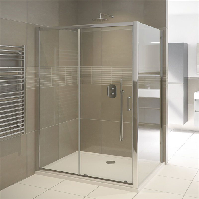 Stainless Steel Framed Shower Enclosure Glass Door Shower Enclosure