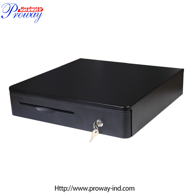 Luxury Cash Register Drawers Cheque Slots 5 Bill Rj11 Metal Economical Electronic Cash Register Box Security Cash Box Drawer