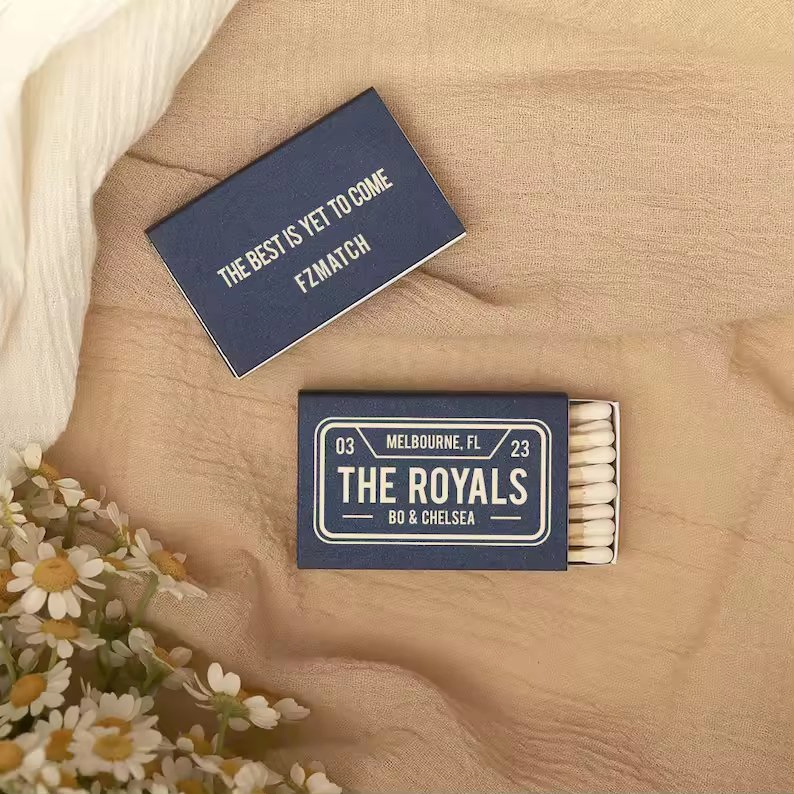 Sustainable Safety Match Striking Paper Box with Custom Shapes