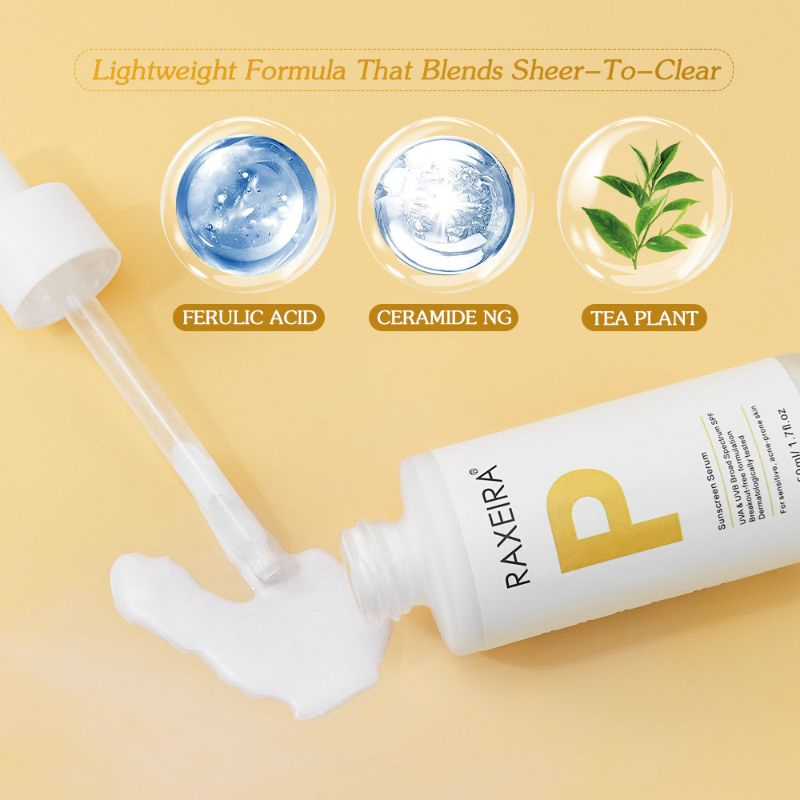 Hot Selling Factory Wholesale Private Label Natural Sun Protection Sunscreen Serum