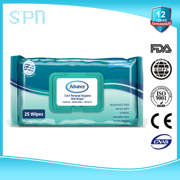Special Nonwovens Compact Multi-Purpose Disposable Disinfect Soft Wipe Body Bath Individually Wrapped Cleaning Wet Wipe