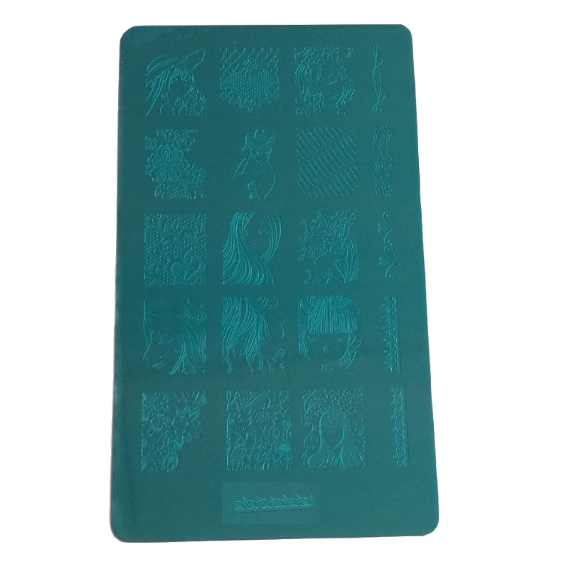 Flowers Nail Art Stamper Plate for Stamping DIY Nail Plate Kit