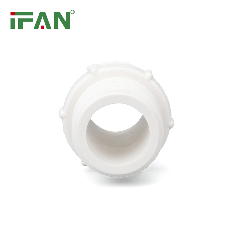 Ifanplus Easily Installation Water Supply BS 3505 UPVC Pipe Fitting 3/4"-3" Equal Bush White Plastic UPVC Fitting