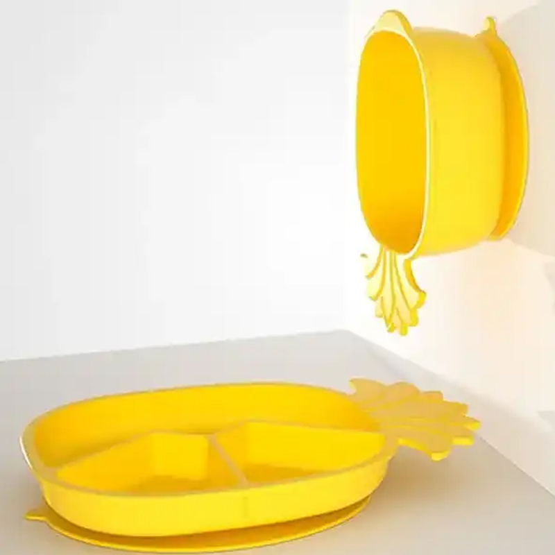 BPA-Free Toddler Dish Children's Holding Dish Silicone Suction Baby Dish