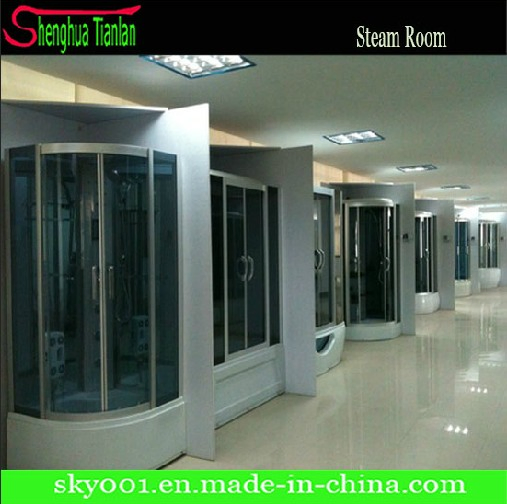 Acrylic Film Fiber Tempered Glass Steam Shower Combo (TL-8891)