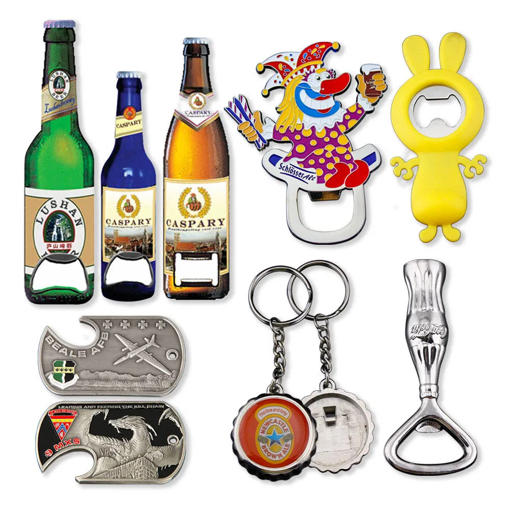 Popular Style Hand Grip Custom Print Blank Bar Blade Speed Stainless Steel Wine Beer Opener Metal Flat Bottle Opener for Gift