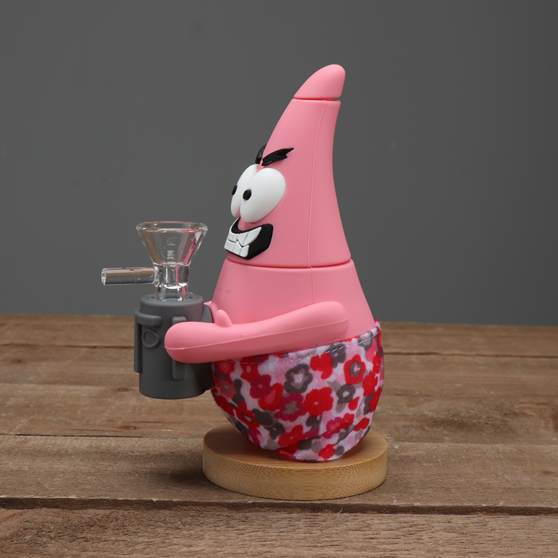 Patrick Star Shape Portable Hand Held Hookah Starfish Oil Burner Bottle